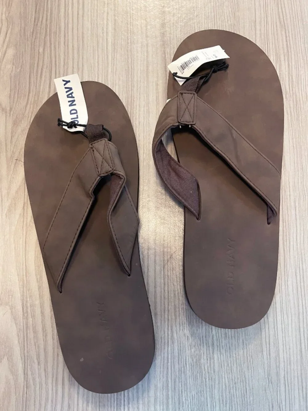 Old Navy Brown Flip Flop Sandals Men's Size 10-11 NWT Beach Casual